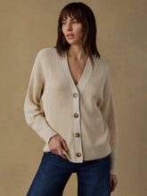 Miramar Linen Relaxed Cardigan - Summer Sand