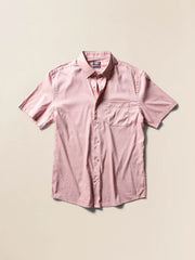 Short-Sleeve Movement™ Monterey Shirt - Mauve Blossom Geo