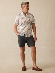 Short-Sleeve Breeze Shirt (Tall) - Molokai Scenic Tropical