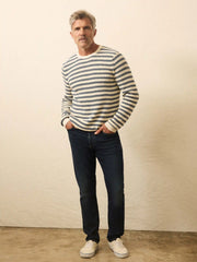 Sunwashed Crewneck Sweater - Booth Island Stripe