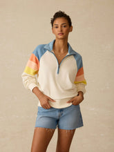 Cabana Towel Terry Quarter Zip - Sunrise Sail