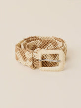 Raffia Belt - Natural Brown