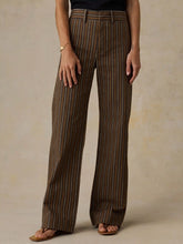 Twill Tide Slim Straight Pant - Maple Cove Stripe