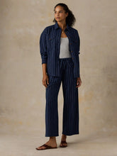 Cotton Hemp Utility Pant - Indigo Wharf Stripe