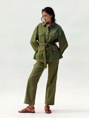 Soft Stretch Utility Pant - Moss