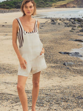 Sun Strider Linen Romper - Flax