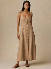 Sun Strider Linen Milo Dress - Acorn