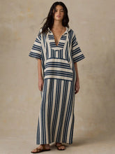 Baja Maxi Dress - Kingfisher Stripe