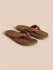 Faherty X REEF Drift Away Flip Flop - Dark Brown