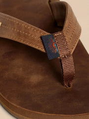 Faherty X REEF Drift Away Flip Flop - Dark Brown