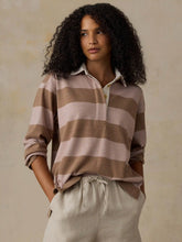 Legend™ Sweater Rugby Popover - Solar Sands Stripe