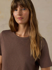 Sunwashed Regenerative Tee - Alpine Brown