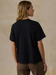 Sunwashed Regenerative Tee - Black