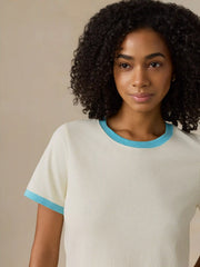 Sunwashed Regenerative Tee - Lemon Sorbet