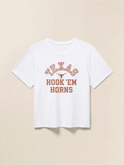 University of Texas Sunwashed Regenerative Tee - White