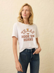 University of Texas Sunwashed Regenerative Tee - White