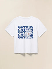 University of Florida Sunwashed Regenerative Tee - White