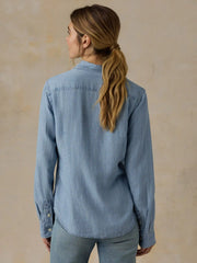 Tried & True Chambray Shirt - Mid Wash
