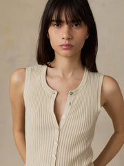 Miramar Linen Cami Cardigan - Summer Sand