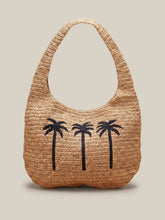 Straw Palm Beach Tote - Toasted Natural