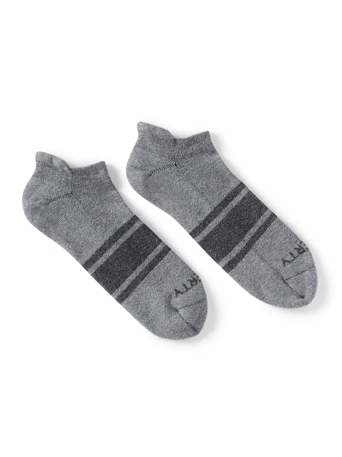 Surf Stripe Ankle Sock - Heather Grey