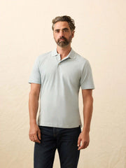 Short-Sleeve Movement™ Pique Polo - Huron Blue Melange