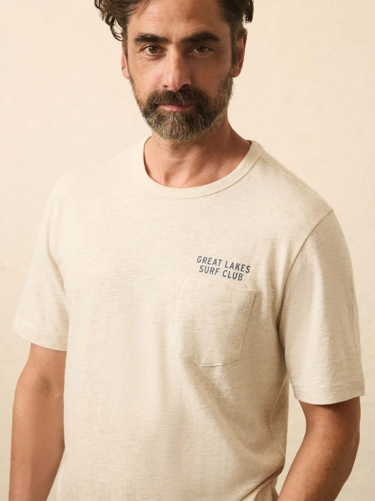 Sunwashed Regenerative Graphic Tee - Island Dune Heather