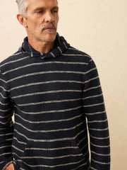 Whitewater Hoodie - Navy Point Stripe