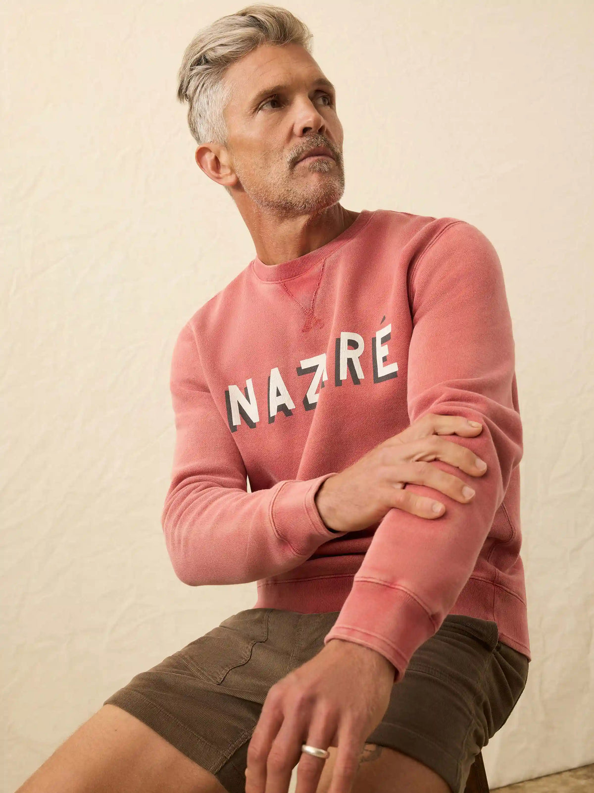 Winter Swell Crewneck Sweatshirt - Lighthouse Red