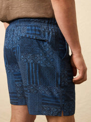 Shorelite Trunk (7") - Harbor Blues Patchwork
