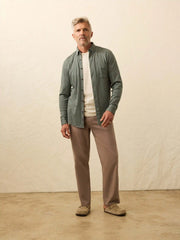 Coastline Knit Shirt - Forest Road Gingham