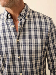 Coastline Knit Shirt - Royal Canyon Plaid