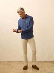 Field Knit Shirt - Blue Nights