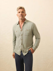 Field Knit Shirt - Coastal Sage