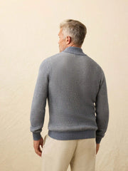Quarter Button Sweater - Port Huron