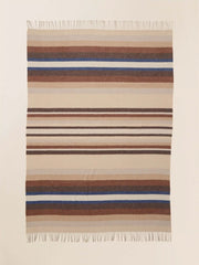 Brushed Recycled Cotton Blanket - Woodland Shore