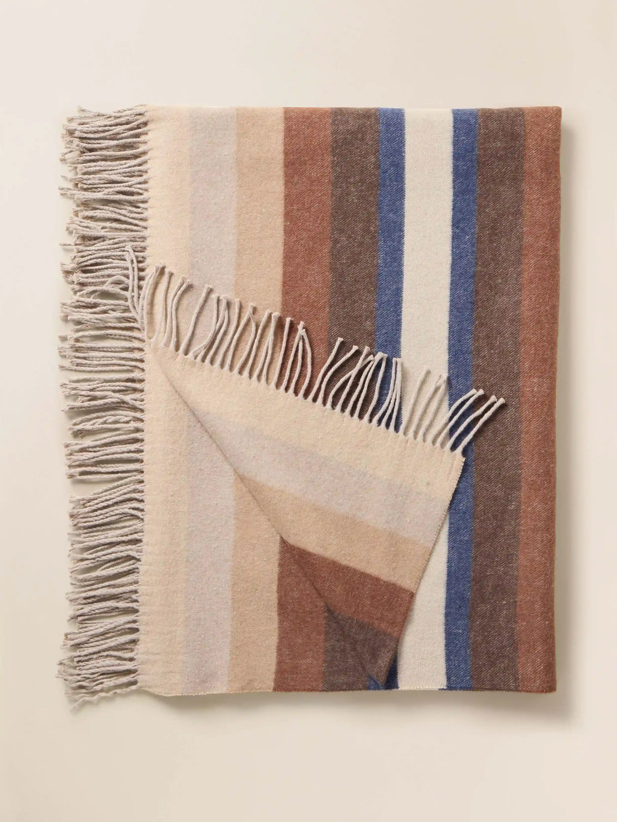 Brushed Recycled Cotton Blanket - Woodland Shore