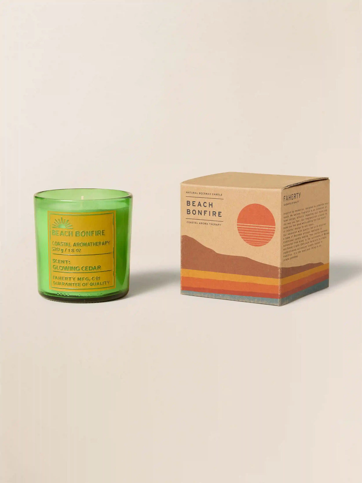 Coastal Aromatherapy Candle 18 Oz - Beach Bonfire