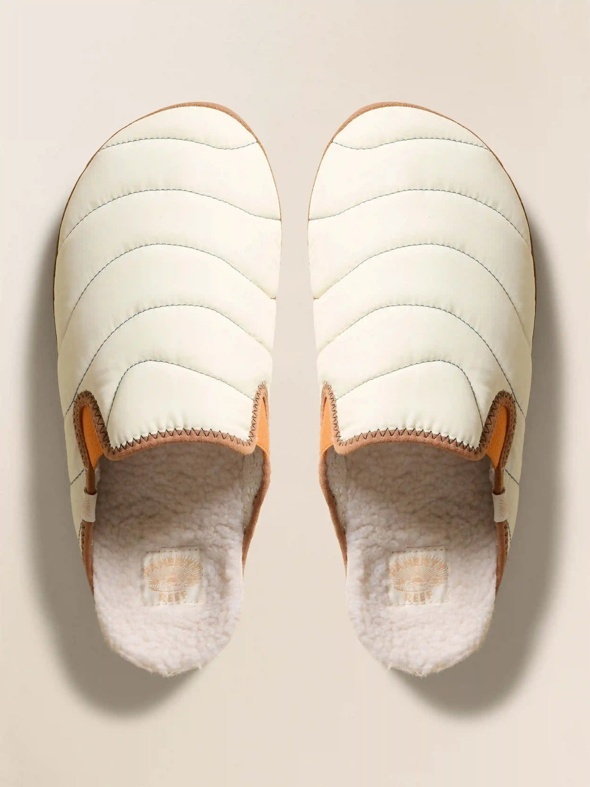 Faherty X REEF Unisex Slipper Scuff - Snowy Montana