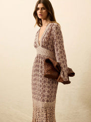 Dakota Dress - Sunrise Azulejos Mixed Print