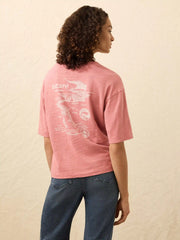 Sunwashed Regenerative Tee - Faded Flag