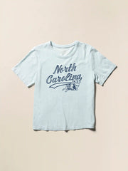 University of North Carolina Sunwashed Regenerative Tee - Sky