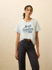 University of North Carolina Sunwashed Regenerative Tee - Sky