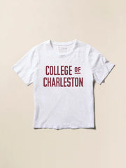 College of Charleston Sunwashed Essential Tee - White