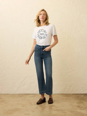 University of Connecticut Sunwashed Regenerative Tee - White