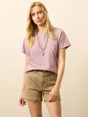 Sunwashed Regenerative Tee - Twilight Plum