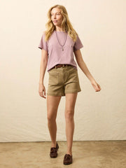 Sunwashed Regenerative Tee - Twilight Plum