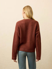Jackson V-Neck Popover - Smoked Paprika