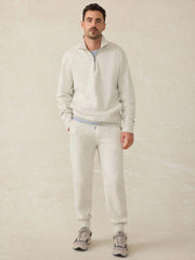 High Standard Fleece Quarter Zip - Antique Ivory Heather
