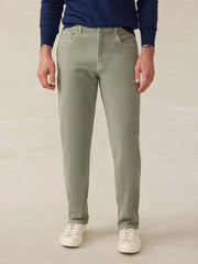 Stretch Terry 5-Pocket Pant - Faded Olive